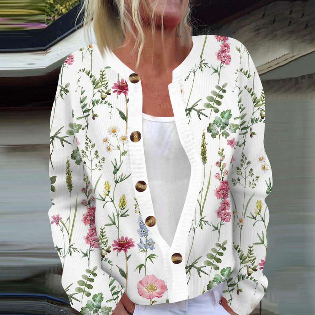 Женская мода с длинным рукавом, рождественский принт «Снеговик-снежинка», куртка, кардиган