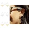 Fashionable Bee Dangle Earrings Alloy Hollow Hoop Set For Women