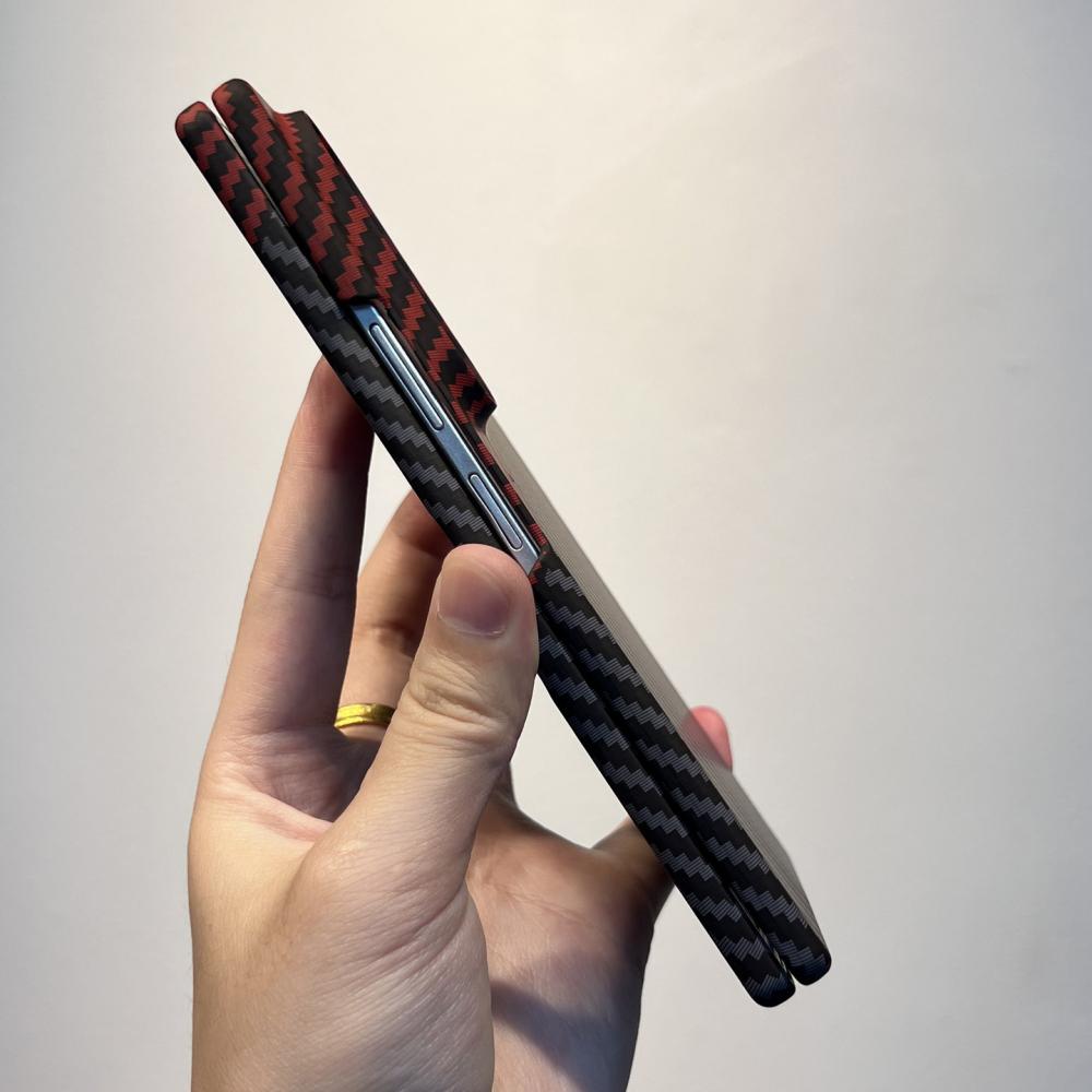 Тонкий чехол для телефона с текстурой углеродного волокна для Samsung Galaxy Z Fold 8 7 6 5 Fold 8 Ultra Жесткий ПК Ударопрочная защитная задняя крышка