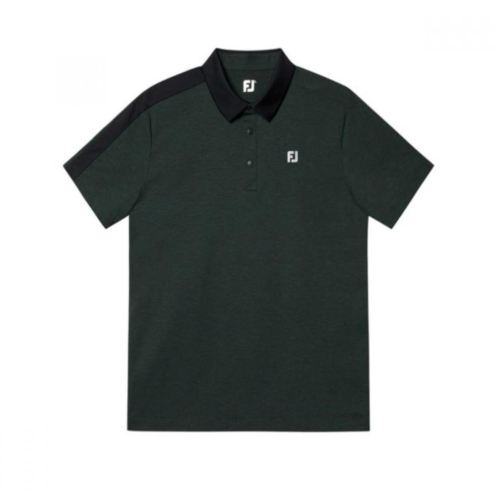 Footjoy Color Block Sleeve Polo Shirt Khaki 36939