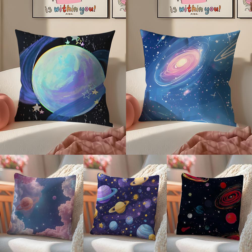 Uuniverse Cushion Cover Linen Pillowcase Cover Soft Decor for Sofa Home Room