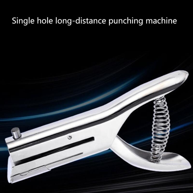 Однодырочный пробойник для длинных расстояний 3 мм 6 мм для ПВХ-карт, ID-карт, бейджей, фотографий, прочный канцелярский пробойник, стабильная работа