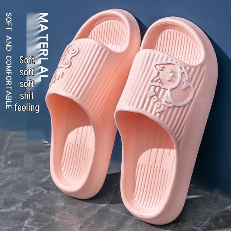 Благоприятные красные нескользящие тапочки для ванной для пары - Мягкая толстая подошва для летних свадеб