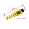 1 Piece Water Temperature Sensor 14mm 17mm 21mm Water Temp Sensor for Universal Engine Meter Sensor 1/4 NPT 3/8NPT 1/2NPT