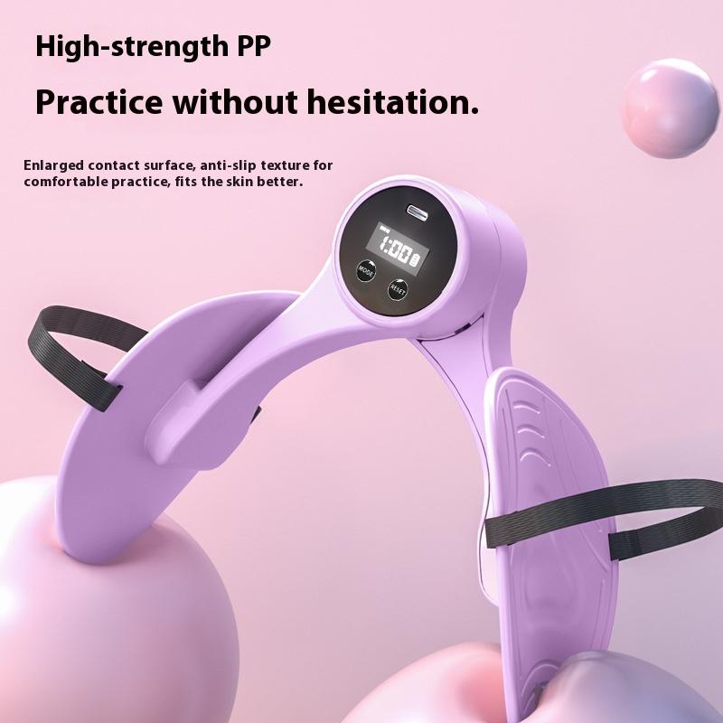 Тренажер для мышц тазового дна со счетчиком, тренажер для бедер, регулируемое устройство для упражнений для ног для послеродового восстановления, тренировки ног и ягодиц