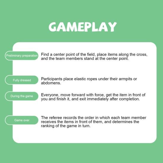 Kids Outdoor Toys Elastic Cooperative Stretchy Band Elastic Cord Pull Rope