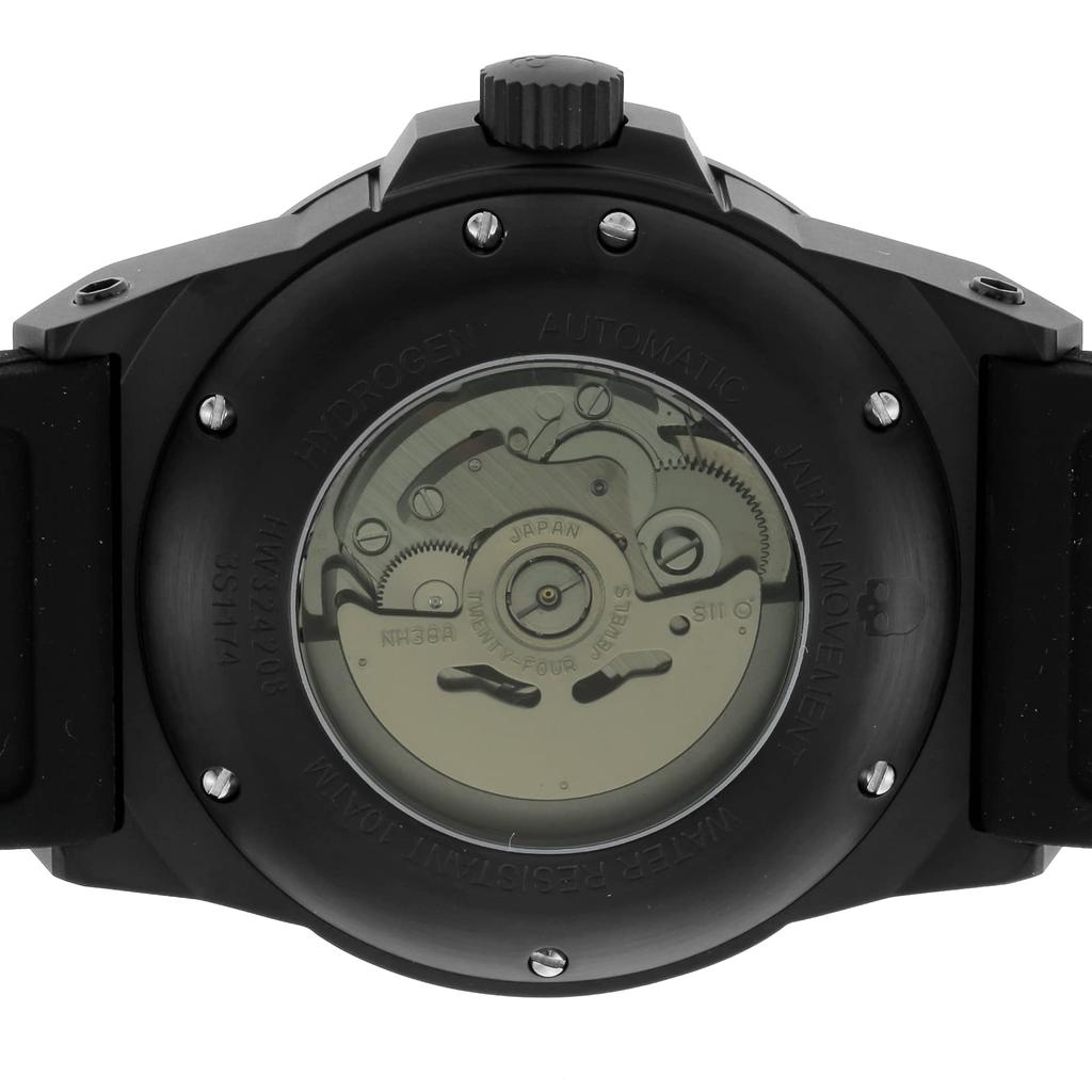 Watch Hydrogen SKULL COLLECTION SPORTIVO Skull Collection Sportivo Black Dial Stainless Steel Rubber Automatic 10 ATM Water Resistant 42MM Fashion