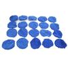 20 Pieces Car Polishing Bonnet Pads Microfiber Waxing Buffing Cover for 5 To 6in Auto Polishers