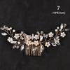 Романтические украшения для волос Свадебное украшение на голову для подружки невесты Свадебные заколки Цветок Заколка для волос Гребни для волос
