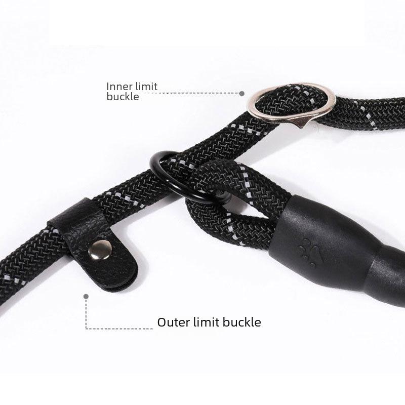 Светоотражающий ночной поводок для собак - защита от побега и амортизация