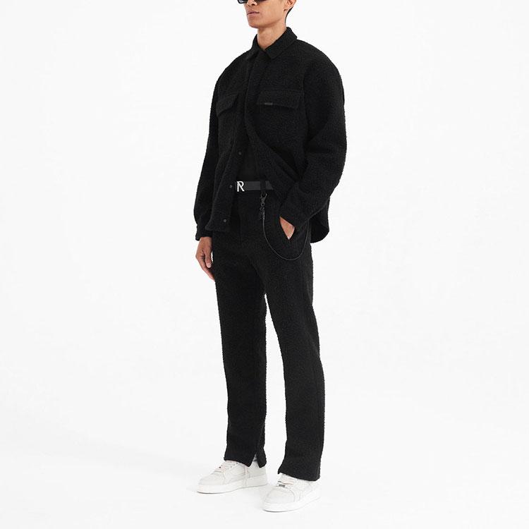 REPRESENT Shirts Men's Black Lapel Moderate Shirt M06076-44