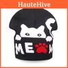 Cat Pattern Animal Knit Cap For Outdoor Activities In Autumn And Fashion Winter