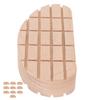 10Pcs Wooden Horse Hoof Pad Waterproof Breathable Cow Hoof Triming Pads for Cows Horses