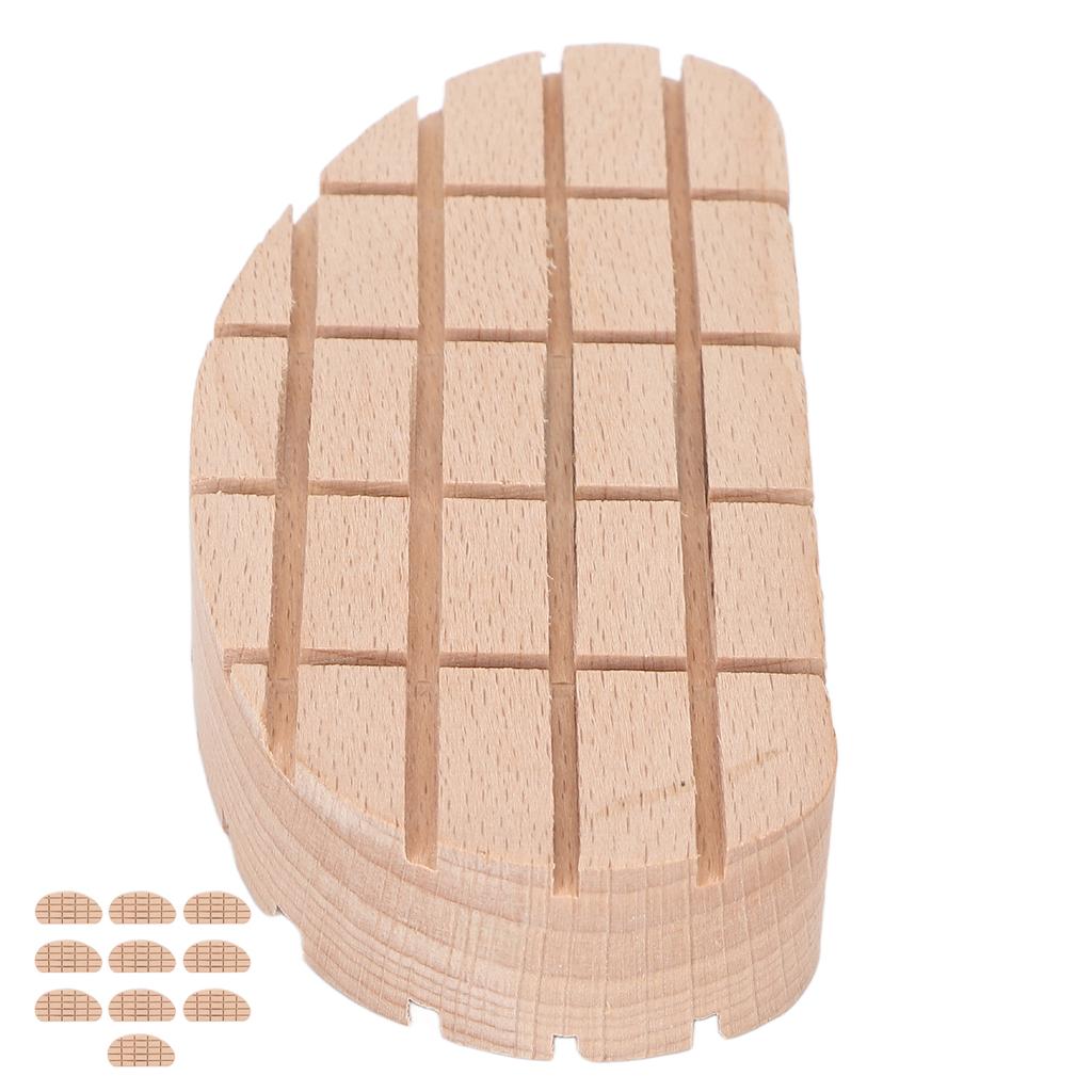 10Pcs Wooden Horse Hoof Pad Waterproof Breathable Cow Hoof Triming Pads for Cows Horses