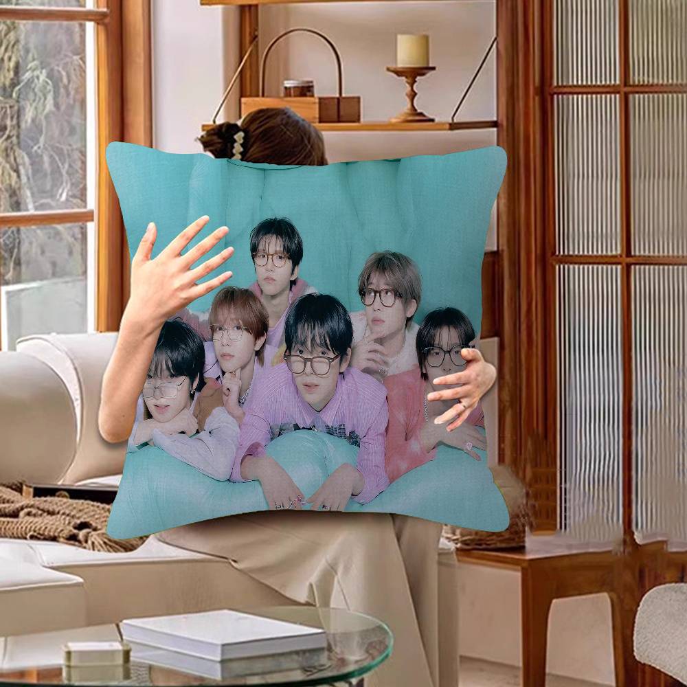Мальчиковая группа N-NCT Wish Певец Кленовый Дизайн Наволочка Счастливый Осенний Урожай Декор Праздничный Декор Наволочка