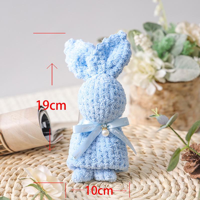 1 шт., милое коралловое бархатное полотенце с изображением медведя, квадратное полотенце для праздника, дня рождения, свадьбы, дня Святого Валентина, сувенир, подарок, бытовая тряпка для мытья посуды