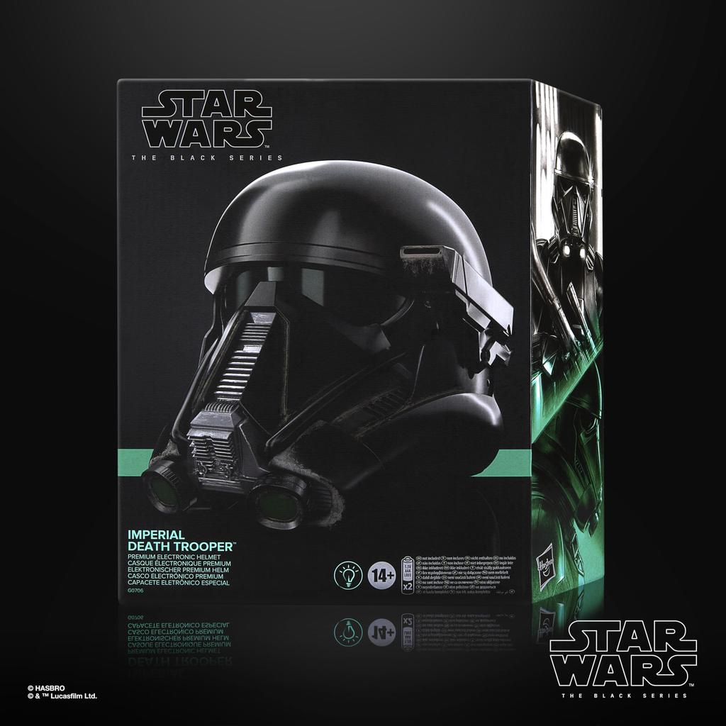 Hasbro Star Wars Black Series Imperial Death Trooper Premium Electronic Rogue A Star Wars Story Roleplay Ages 14 and Authentic Helmet, One Item, Up,
