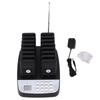 Black 16 Pieces Distancing Keeping Pagers Restaurant Pager System with Vibration Beep Light