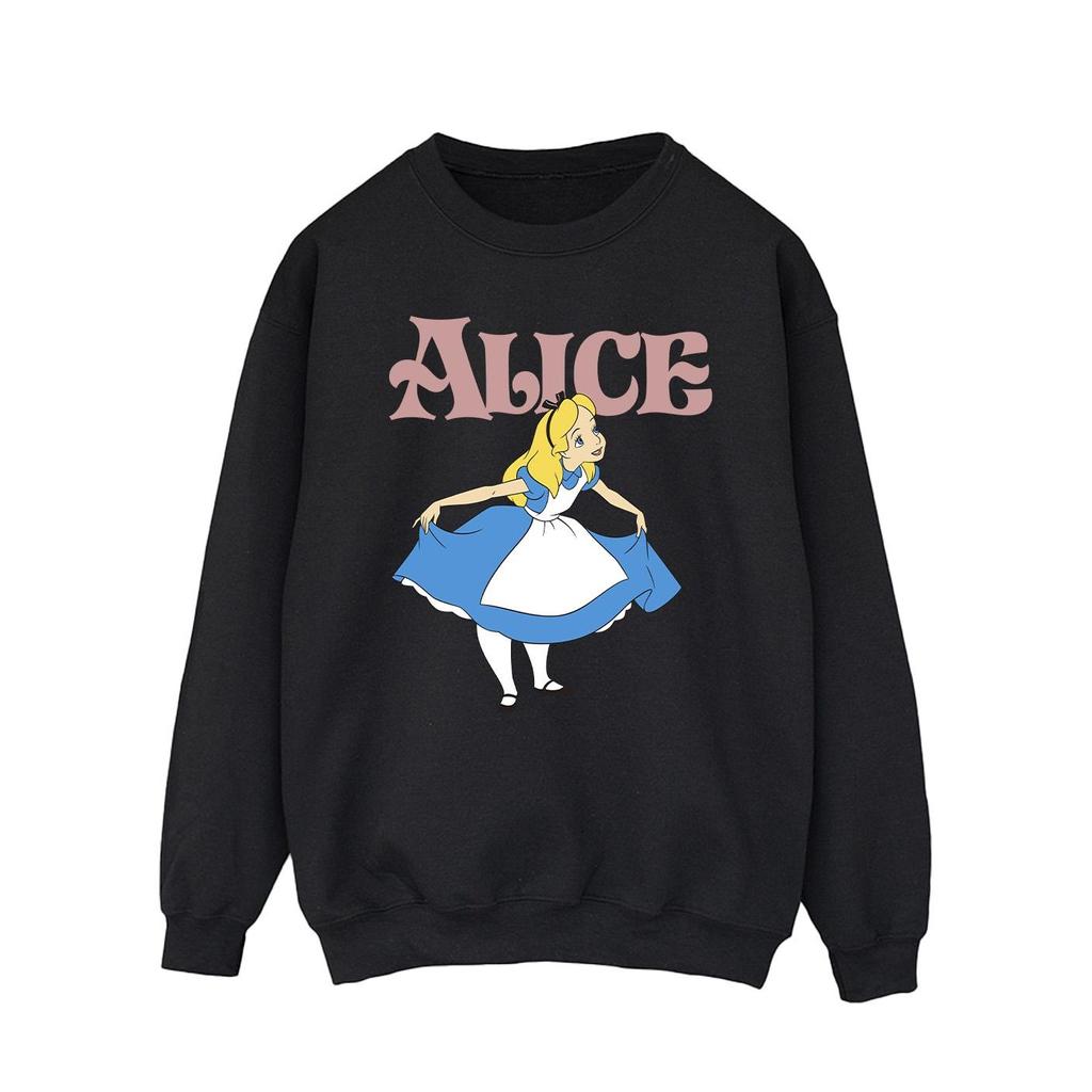 Disney Mens Alice In Wonderland Take A Bow Sweatshirt