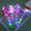 1 шт детские разноцветные светящиеся палочки мигающие сердце звезда бабочка девочки принцесса