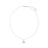 Vivienne Westwood Feodora Pendant Platinum/White Women Jewelry Silver 630203EP-02P373