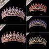 Bridal Headwear European and American Large Crown Alloy Wedding Crown Hair Accessories Queen Dress Hair Hoop Accessories Gift Box
