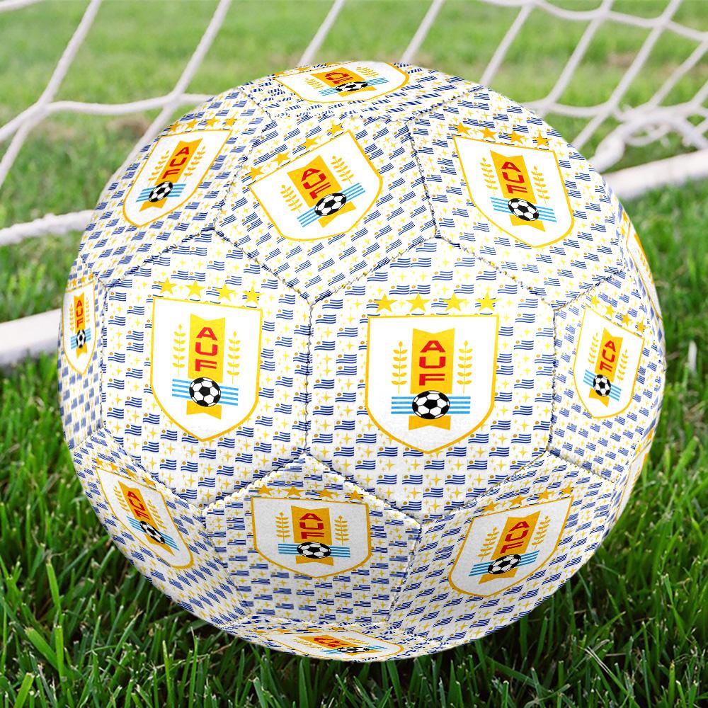 Fc Crest Design Printed Size 5 Soccer Balls, High-Quality, Anti-Slip, Protective Football, A Unique Gift , Birthdays, Christmas Gifts