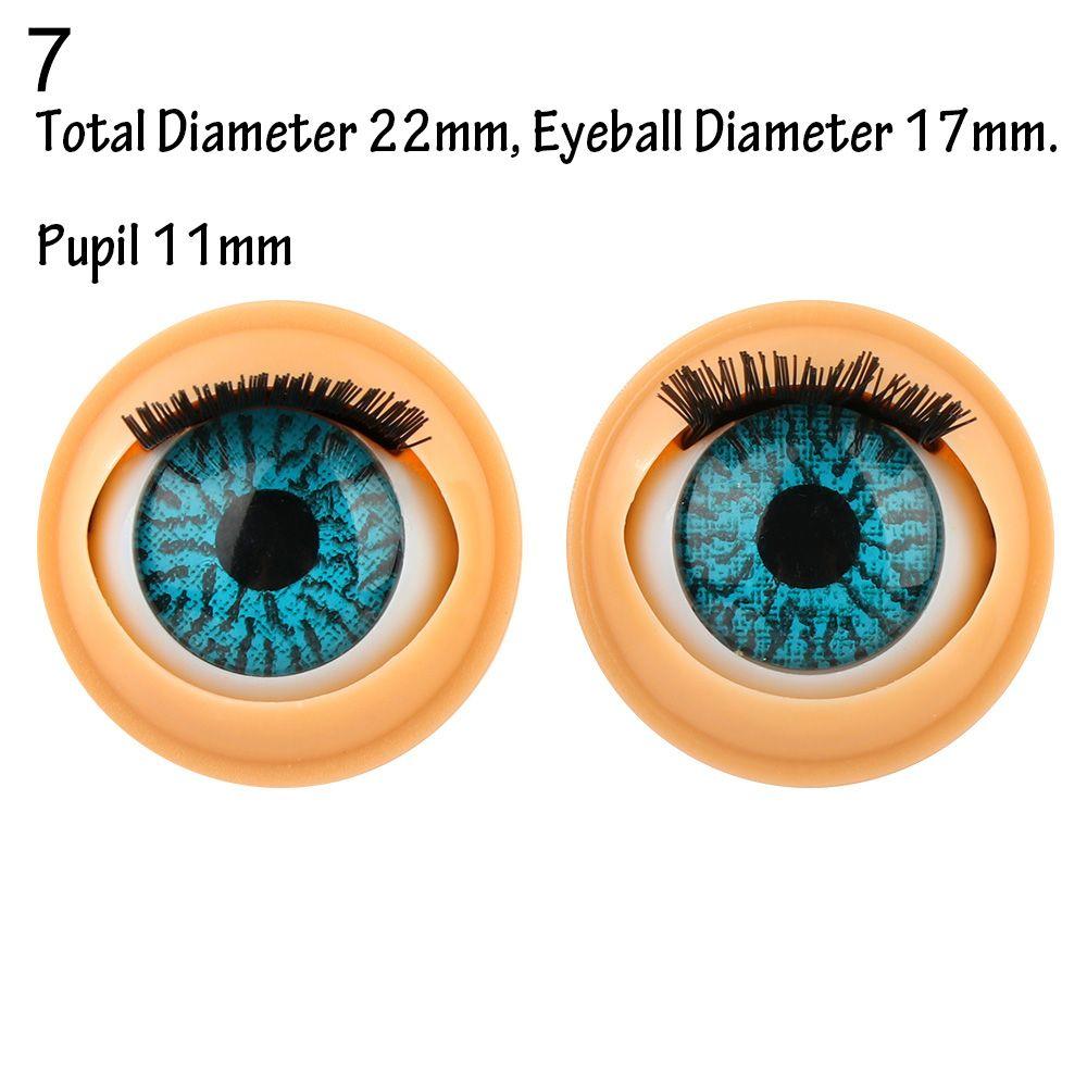 Аксессуары для кукольных глаз Моделирование активного глазного яблока с ресницами Кукольные вращающиеся глазные яблоки своими руками Кукольные глаза