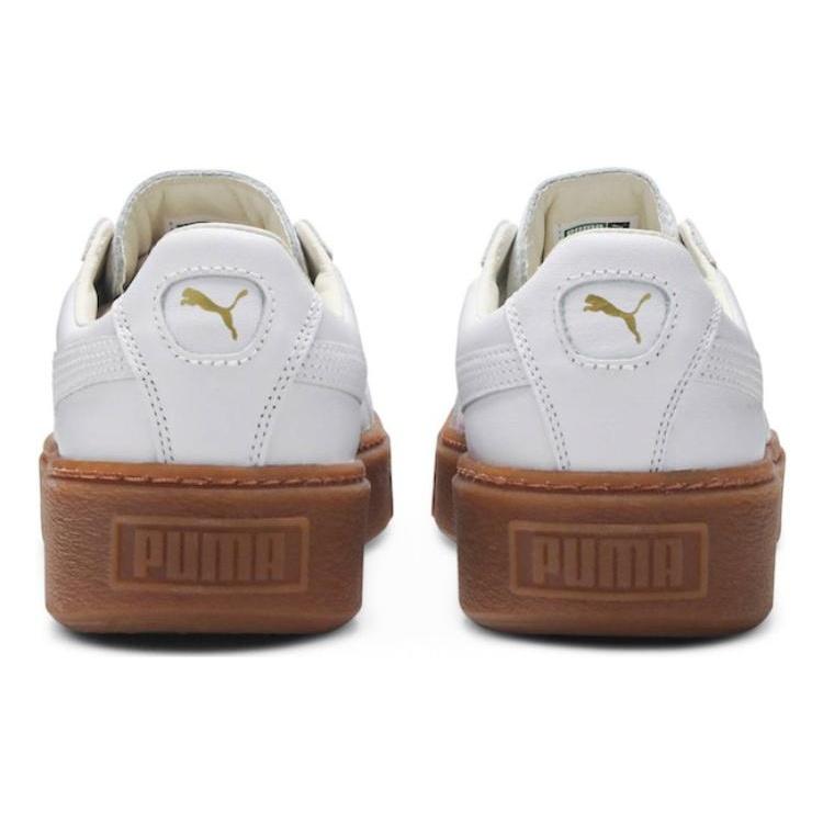 (WMNS) PUMA Basket Platform Core 'White' Women's 364040-01