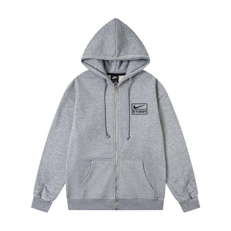 Unisex Oversized Cotton Sweatshirt With Minimalist Letter Embroidery Streetwear Style Fall Casual Top