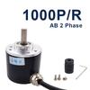 38S6G5-B-G24N Rotary Incremental Encoder AB 2 Phase Connection 50/100/200/360P/R 5-24V Solid Shaft DC Open Collector Output NPN