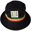 Bob Marley Унисекс Взрослая Панама в Контрастную Полоску