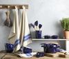 Staub Cloth Blue 70 X Dish Tea Towel Dishcloth Japanese Ktchen Cloth "Kitchen 50cm" [Authorized Product] 40501-317
