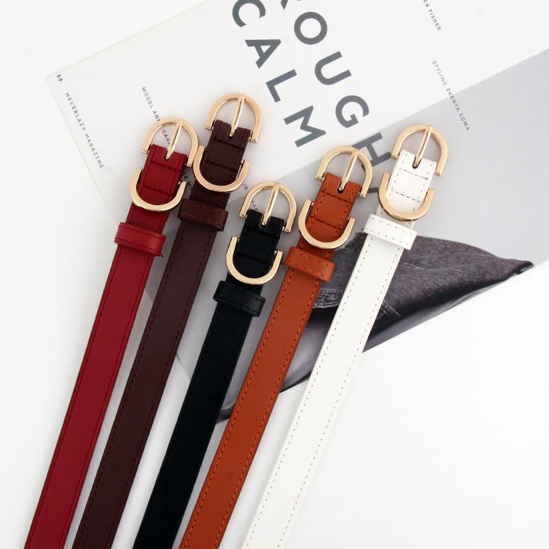 Trendy Korean Style Women's Black Fabric Belt For Chic Casual Outfits