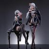 Игровая фигурка 2B сидячая фигурки YoRHa Type A кимоно 2A фигурки Кукла ПВХ Модели Игрушки Коллекция для взрослых Статуэтка Подарки 21.5 см