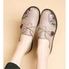 Women's Spring and Autumn Soft-soled Comfortable Mom Shoes Middle-aged and Elderly Elegant PU Leather Shoes