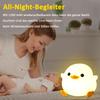 Duck Night Light, Cute Duck Gift for Girls, Duck Lamp Gift for Girls, Bedside Lamp for Nursery, ABS+SIL Touch Control, Portable, Rechargeable,