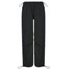 Drawstring Wide Leg Cargo Pants Women Casual Joggers Low Waist Baggy Trousers Streetwear Y2K Sweatpants
