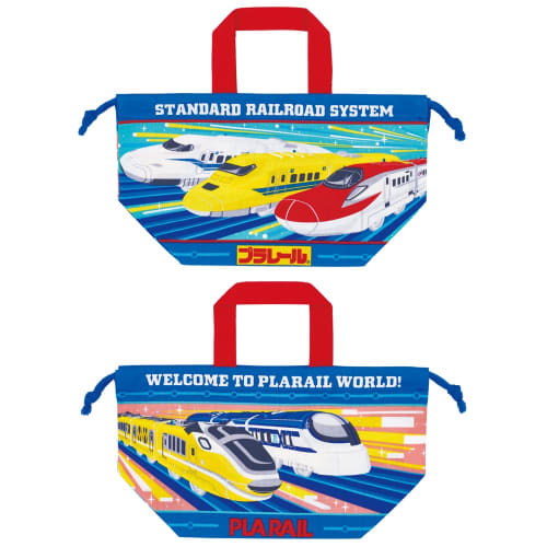 Skater Children's Lunch Drawstring Bag, Plarail 24, Made In Japan, KB7-A