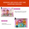 Dollhouse Villa DIY Assembled House Sweet Castle Model Simulation Playset Toys Set
