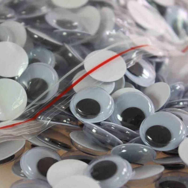 Googly Eyes 100pcs Wiggly Googly Eyes Self-adhesive Wdful DIY Scrapbooking Craft