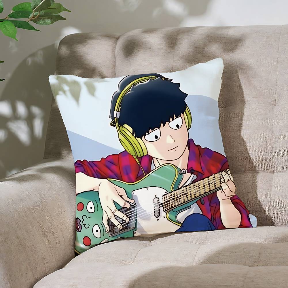 Смешная наволочка A-Mob Psycho-S 100, чехол для подушки, мягкая милая наволочка для дивана, полиэстер на молнии