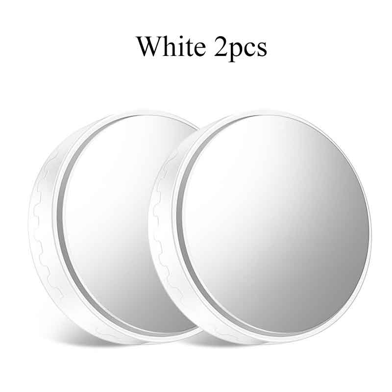 2Pcs 360° Rotatable Convex Blind Spot Mirror Round Frame Wide Angle Clear Rearview Mirror Car Safety Driving Accessories