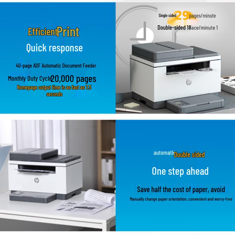 HP LaserJet MFP M233sdw Wireless All-in-One Printer CN plug (adapter included)