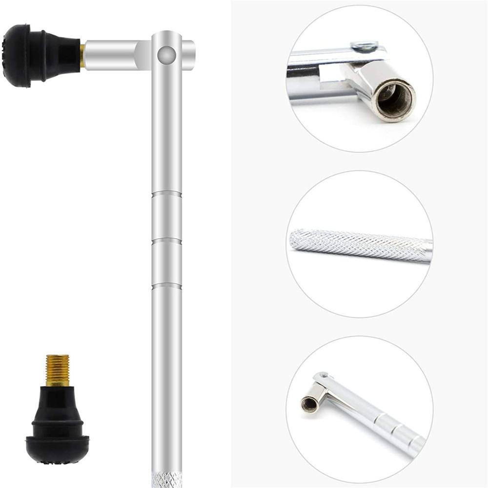 34Pcs TR412 High Performance Multifunctional Car Accessories Durable Tyre Valve Removal Tool for Car Bike Truck Motorcycle