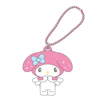K Company My Melody Kuromi (Серия «Ангел») ПВХ Маскот, Розовый, MK-PM-MMP, В3.7 x Ш4.2 x Г2.5см