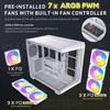 Antec PC Case Pillarless Constellation C5 ARGB White