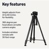 1,7-метровый штатив-крест для DSLR-камеры и телефона с Bluetooth для прямых трансляций и фотографии.