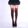 Women's Sexy Stockings Bow Lace Fishnet Thigh High Stockings Nylon Over The Knee Socks Sexy Stockings for Women Black Pink