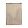 Hestia Thread Wall Art Picture - Abstract Cream & Black 70cm x 70cm x 3cm